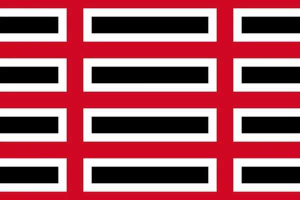 Геометричний Візерунок Кольорах Національного Прапора Ємену Колір Ємену — стокове фото