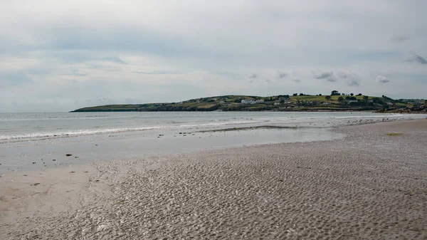Песчаный Ирландский Пляж Летний День Морской Пейзаж Ирландия Инчидони Бич — стоковое фото