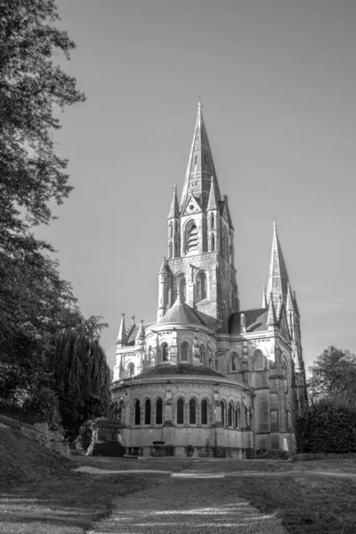 Άποψη Του Παλαιοχριστιανικού Καθεδρικού Ναού Του 19Ου Αιώνα Στην Ιρλανδική — Φωτογραφία Αρχείου