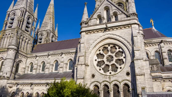 stock image The Irish Christian Cathedral of the Anglican Church in Cork. Cathedral of the 19th century in the Neo-Gothic style. Cathedral Church of St Fin Barre, Cork - Iconic Buildings.