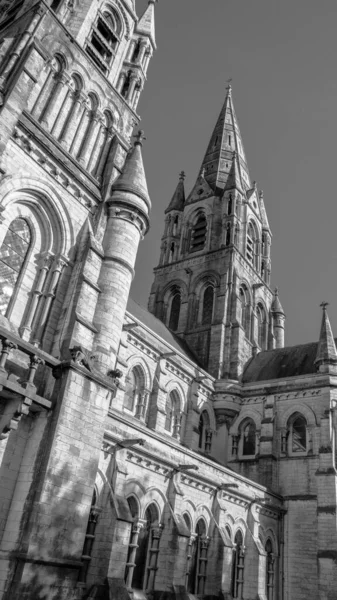 Cork Rlanda Daki Bir Anglikan Kilisesinin Gotik Kulesi Neo Gotik — Stok fotoğraf