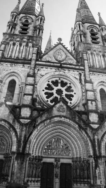Cork Rlanda Daki Saint Fin Barre Anglikan Katedrali Nin Cephesi — Stok fotoğraf