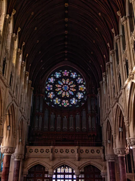Cobh Şehrindeki Roma Katolik Kilisesi Nde Çok Renkli Cam Bir — Stok fotoğraf