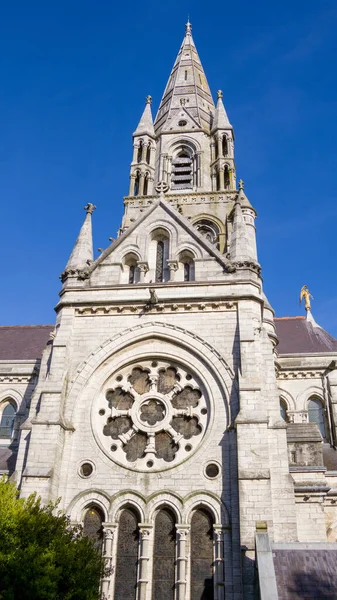 Torens Van Anglicaanse Kathedraal Van Fin Barre Ierse Stad Cork — Stockfoto