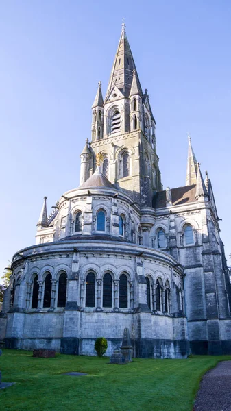 Uitzicht Christelijke Kathedraal Van 19E Eeuw Ierse Stad Cork Christelijke — Stockfoto