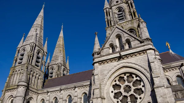 Torens Van Anglicaanse Kathedraal Van Fin Barre Ierse Stad Cork — Stockfoto
