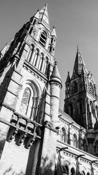 Cork Rlanda Bir Anglikan Kilisesinin Kulesi Neo Gotik Hıristiyan Dini — Stok fotoğraf