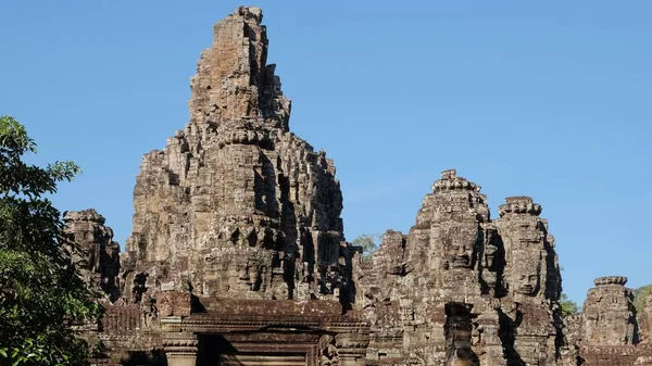 Вид Байон Государственный Соблазн Короля Джаявармана Vii Известный Своей Кхмерской — стоковое фото