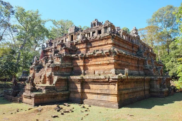 Phimeanakas Mennyei Templom Középkori Királyi Palota Kambodzsában — Stock Fotó