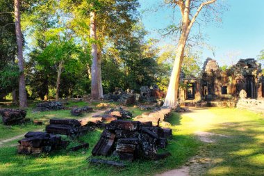 Kamboçya 'nın eski Kamboçya yapılarının parçaları, Kamboçya' nın kalıntıları..