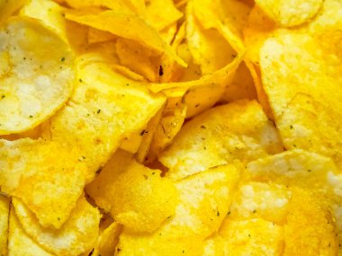 Kaliteli çerez ürünleri. Yüksek kalite patates cipsi, abur cubur reklamı için ideal..