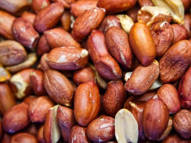 Dokulu Fıstık Ekranı. Fıstık yakın plan, diyet planları veya market promosyonları için uygun.