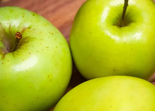 stock image The image captures the essence of ripe apples, perfect for educational materials on nutrition.