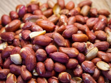 Sağlıklı Atıştırma Seçeneği. Fıstık görüntüsü, sağlıklı bir atıştırmalık ya da mutfak malzemesini temsil eder..