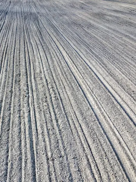 Stock image Plowed agricultural field, aerial view. Agricultural land. Background.