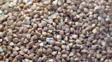 Bir karabuğday sürüsü. Üniforma boyutlarını ve hafifçe yassılaşmış şekillerini sergiliyorlar..