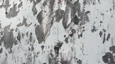 Binanın duvarını boyamak. Soyut grunge hasarlı yüzey