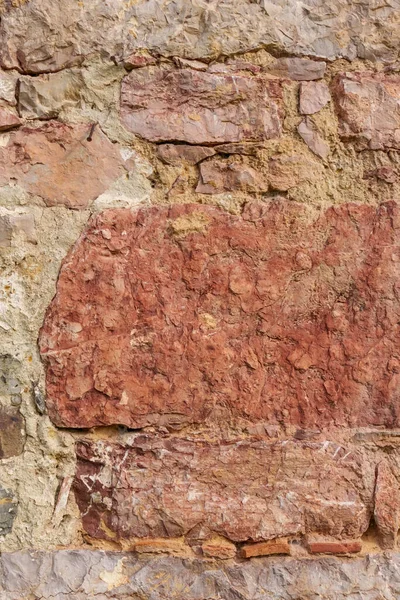 放棄された建物の背景のGrungy石の壁 — ストック写真