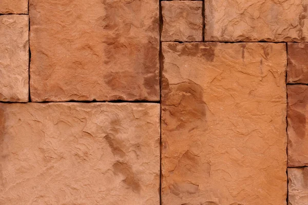 Kőfal Textúra Durva Homokkő Csempe Egyenes Vonalak Ízületek — Stock Fotó