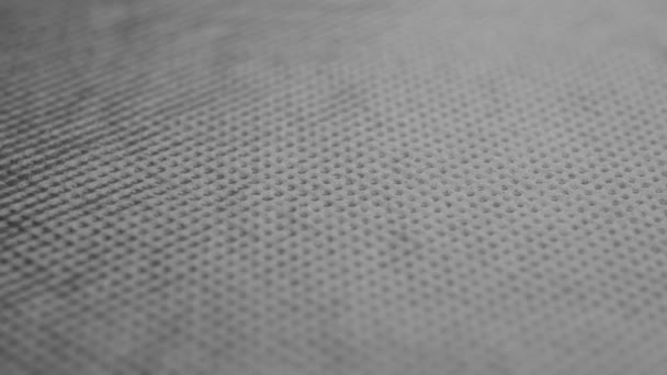 灰色橡胶保护衬垫涂层与花纹点面 — 图库视频影像