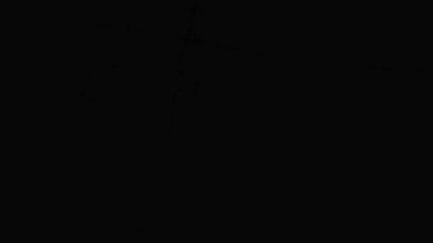 Тени Черные Скомканные Листы Старой Скомканной Бумаги Картонный Гранж Темно — стоковое видео