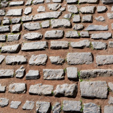 Eski Roma liman caddesinde eski bir kolonya kasabasında