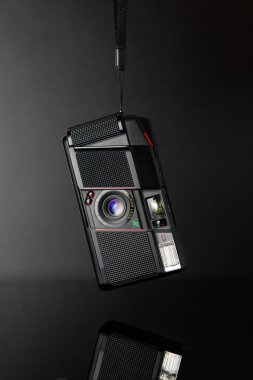 Klasik film siyah kamerası. 