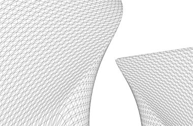 Gelecek perspektifi, soyut mimari duvar kağıdı tasarımı, dijital konsept arkaplan