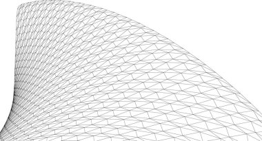  Gelecek perspektifi, soyut mimari duvar kağıdı tasarımı, dijital konsept arkaplan