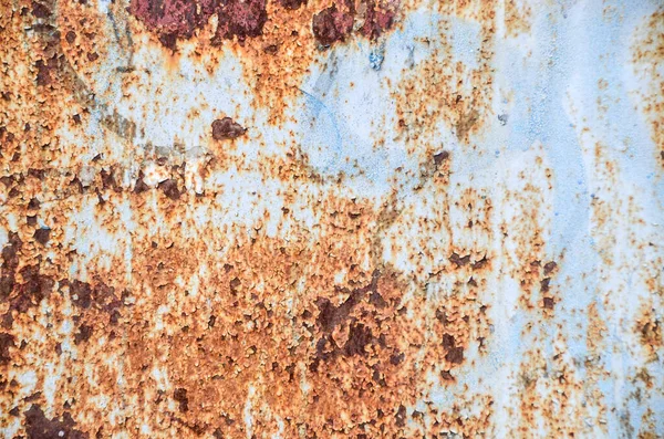 Textura Metal Oxidado Con Arañazos Grietas — Foto de Stock