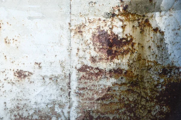 Старая Ржавая Металлическая Текстура Царапинами Трещинами — стоковое фото