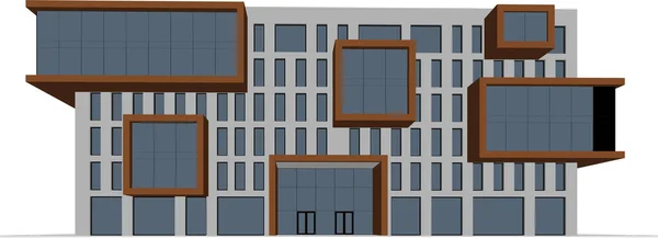 Απεικόνιση Της Αρχιτεκτονικής Της Πόλης Αρχιτεκτονικό Σχεδιασμό Ταπετσαρία — Διανυσματικό Αρχείο