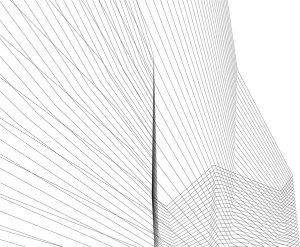 Desain Wallpaper Arsitektur Abstrak Latar Belakang Konsep Digital - Stok Vektor