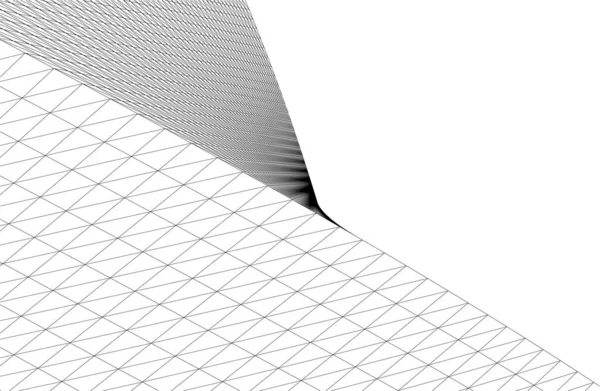 Abstrakt Arkitektonisk Tapet Design Digital Koncept Baggrund – Stock-vektor