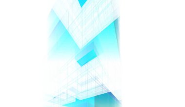 Gelecek perspektifi, soyut mimari duvar kağıdı tasarımı, dijital konsept arkaplan