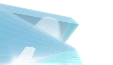 soyut mimari duvar kağıdı gökdelen tasarımı, dijital konsept arkaplan