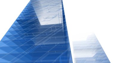 soyut mimari duvar kağıdı gökdelen tasarımı, dijital konsept arkaplan