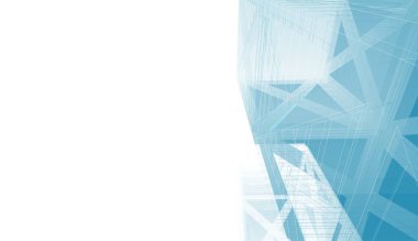 soyut mimari duvar kağıdı gökdelen tasarımı, dijital konsept arkaplan