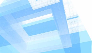 soyut mimari duvar kağıdı gökdelen tasarımı, dijital konsept arkaplan