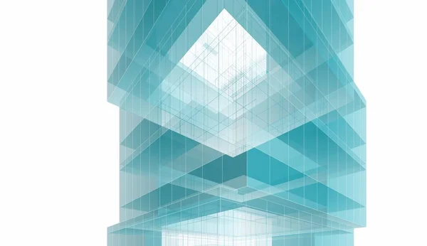 抽象的な建築壁紙超高層ビルのデザインデジタルコンセプトの背景 — ストック写真