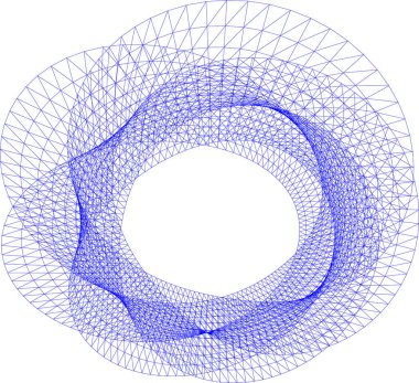 Soyut mimari arka plan 3d vektör illüstrasyonu