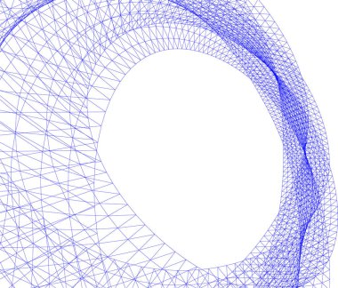 Soyut mimari arka plan 3d vektör illüstrasyonu