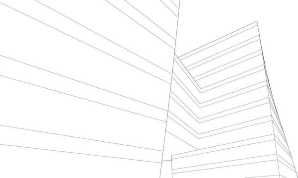 Абстрактний Архітектурний Фон Векторні Ілюстрації — стоковий вектор
