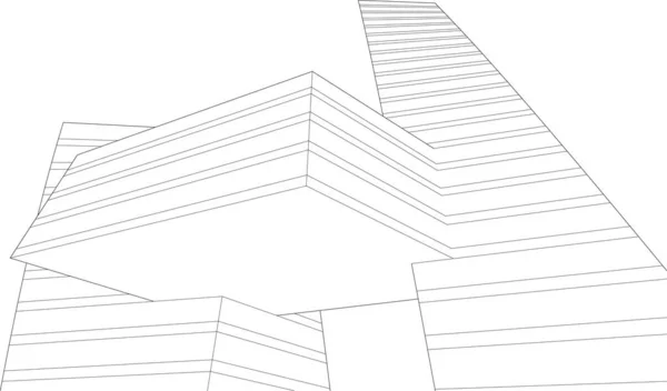 Arquitetura Abstrato Fundo Vetor Ilustração — Vetor de Stock