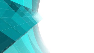 Modern mimari binası 3d illüstrasyon tasarımı