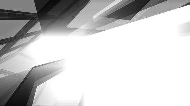 Modern mimari binası 3d illüstrasyon tasarımı