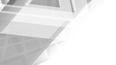 Modern mimari binası 3d illüstrasyon tasarımı