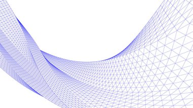Soyut mimari arka plan 3d vektör illüstrasyonu