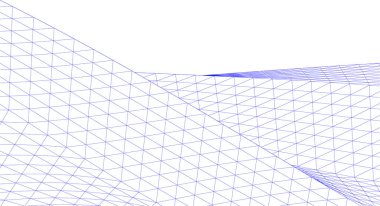 Soyut mimari arka plan 3d vektör illüstrasyonu