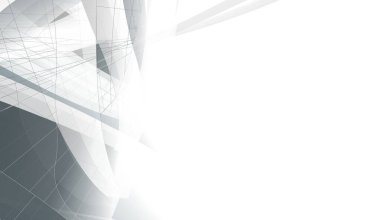 Gelecek perspektifi, soyut mimari duvar kağıdı tasarımı, dijital konsept arkaplan